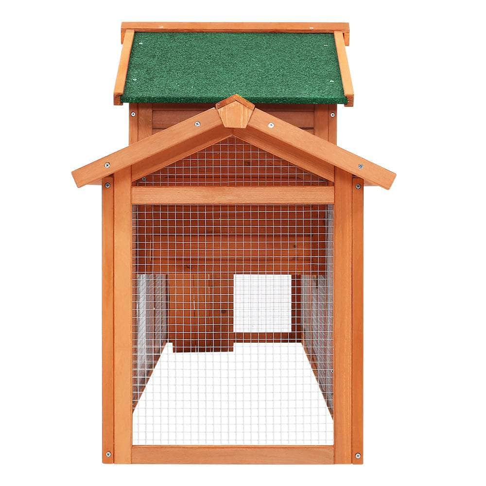 Large Chicken Coop Rabbit Hutch 220X44X84Cm Outdoor Cage