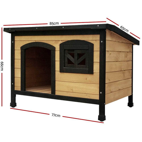 Large Wooden Dog Kennel Indoor/Outdoor Pet Crate