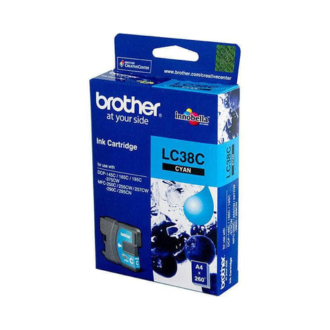 Lc-38C Cyan Ink Cartridge- Up To 260 Pages