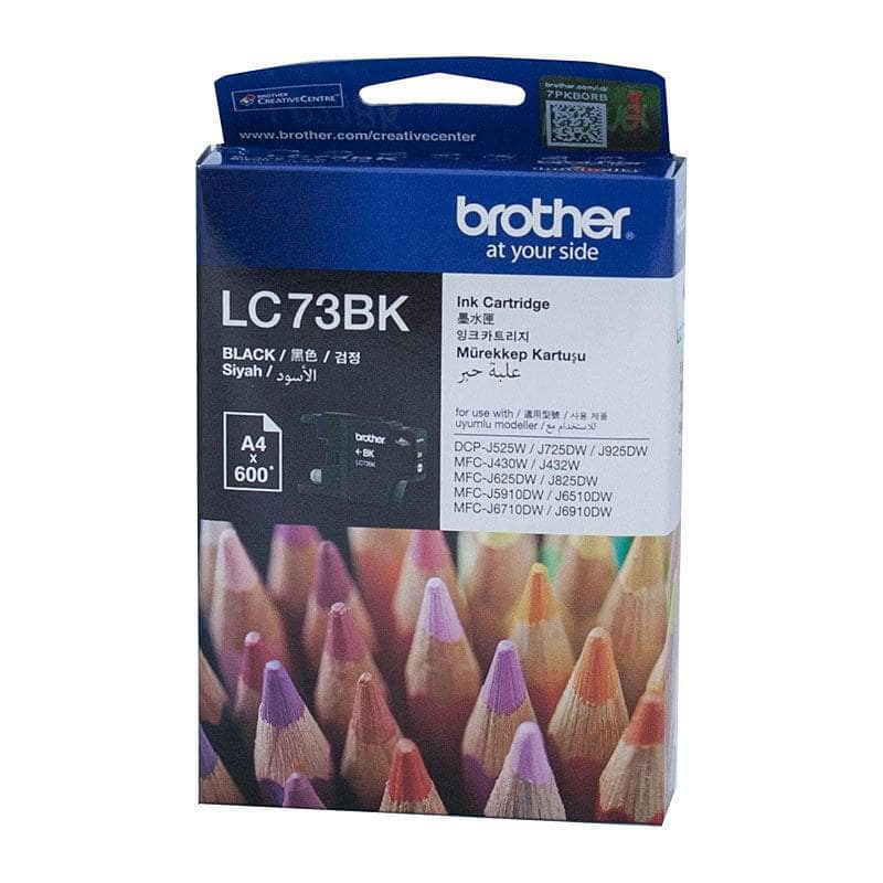 Lc-73Bk Black High Yield Ink Cartridge - Up To