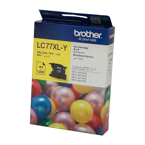 Lc-77Xly Yellow Super High Yield Ink Cartridge- Up To 1200 Pages