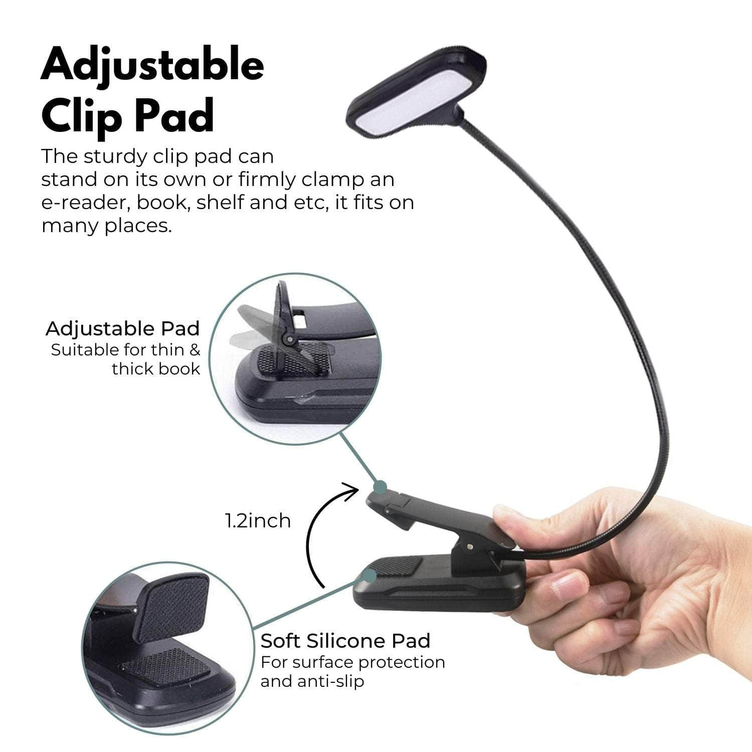 LED Clip Book Light 15 LED