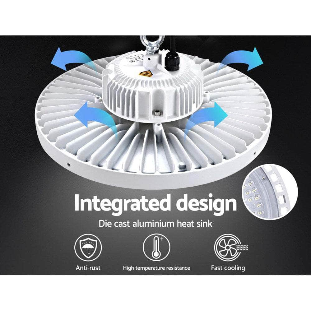 Led High Bay Lights 200W Ufo For Industrial Sheds (White)