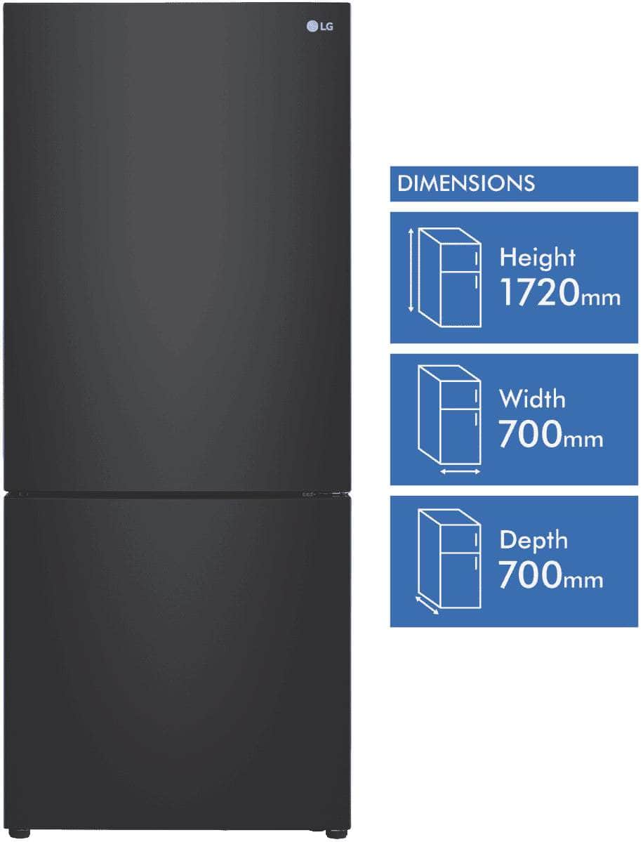 LG 420L Bottom Mount Refrigerator GB-455BLE