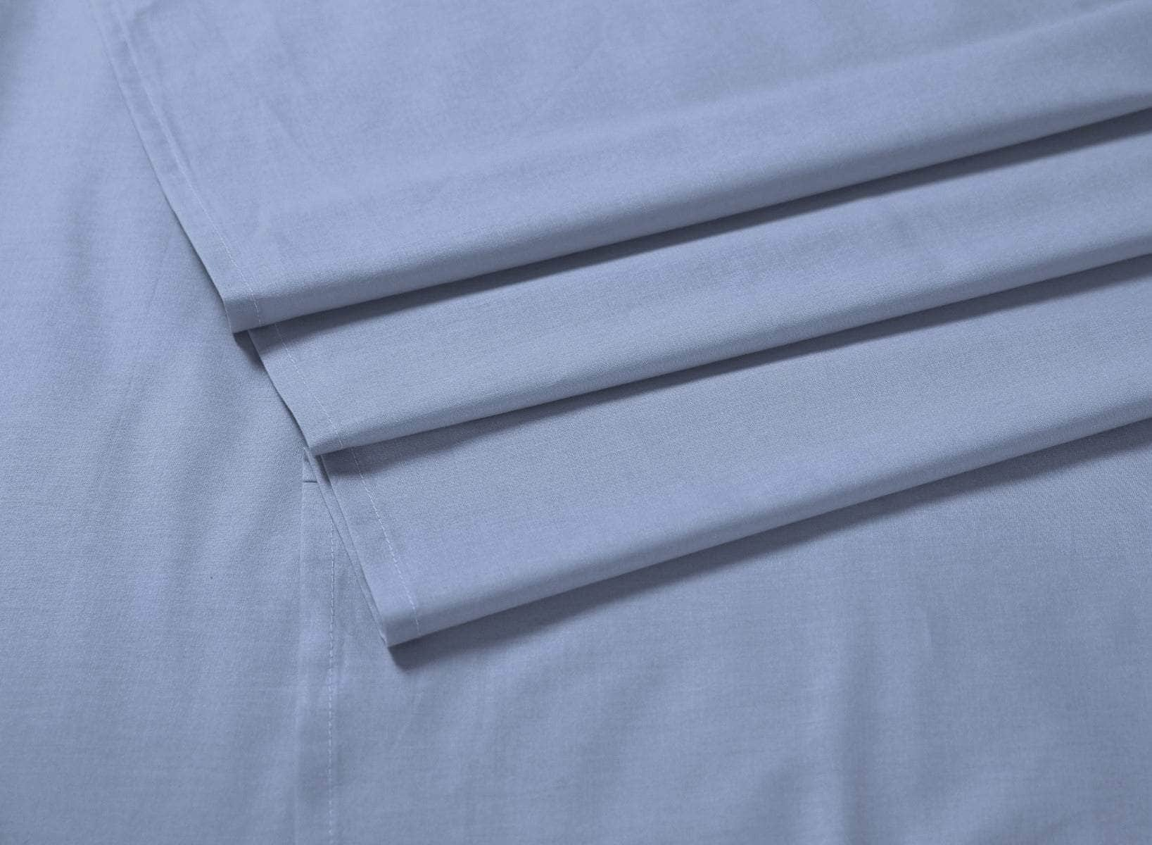 Linen 1200Tc Organic Cotton Sky Blue King Bed Sheet Set