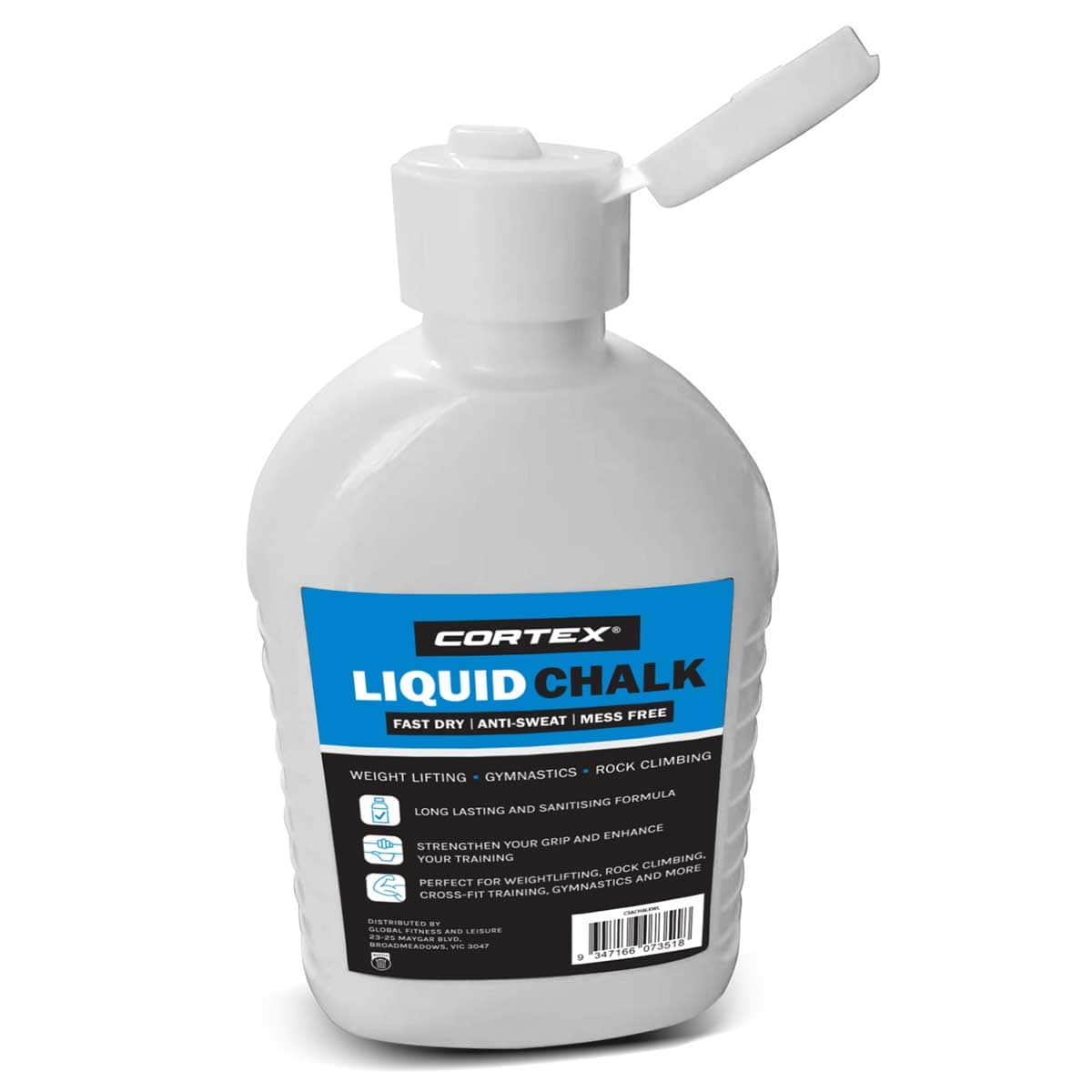 Liquid Chalk 250ml for Fast-Drying Anti-Sweat Grip