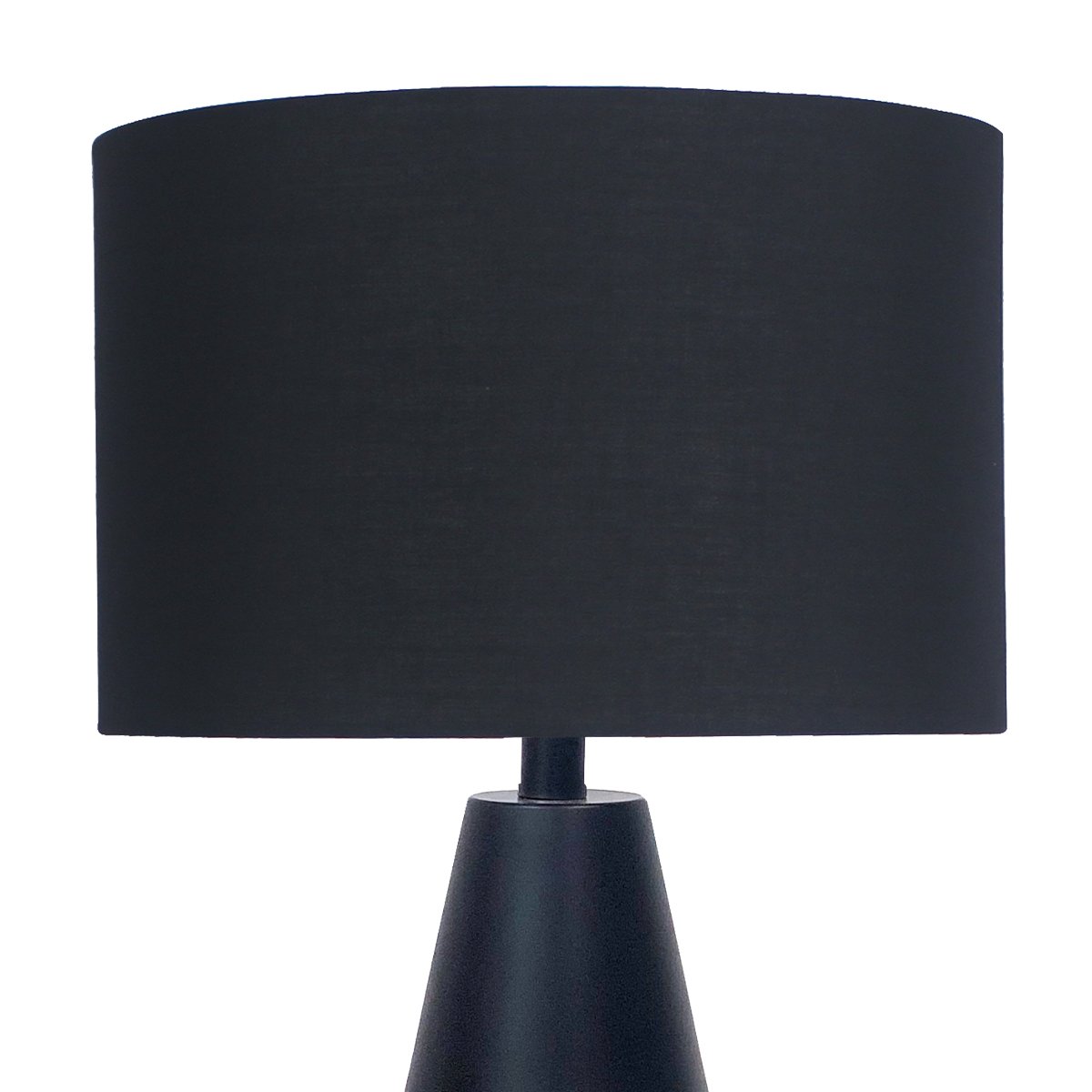 Metal Table Lamp in Black and Gold