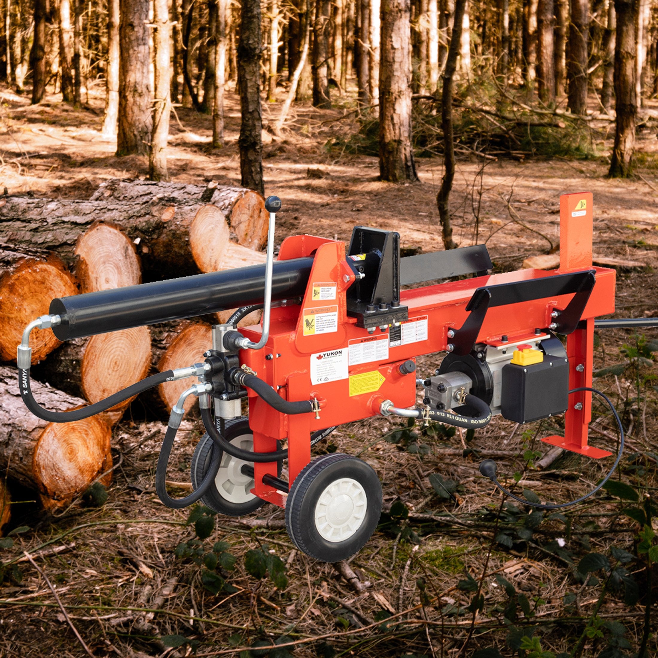 Electric 12 Ton Log Splitter Wood Cutter