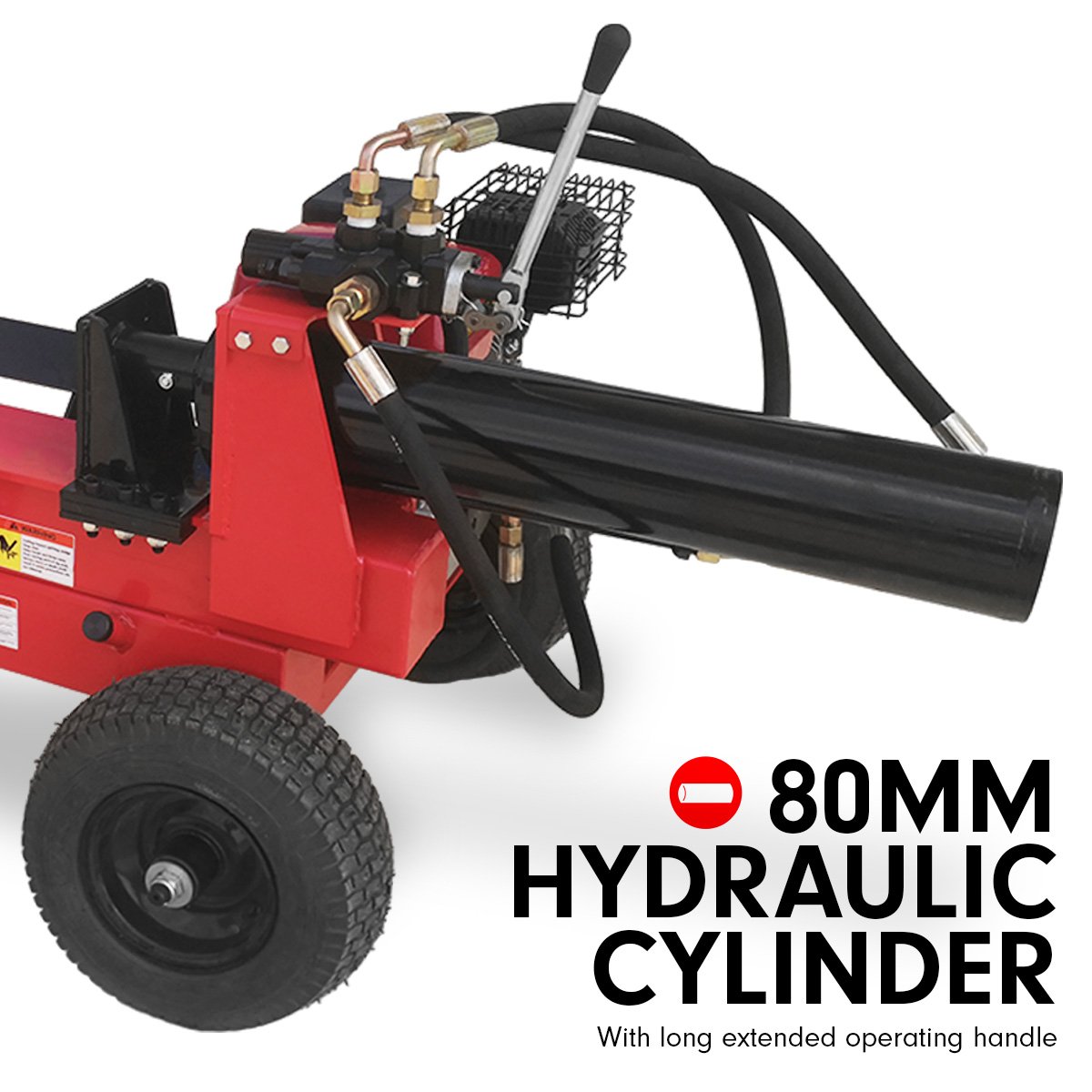 Petrol Log Splitter Wood Cutter - 20Ton