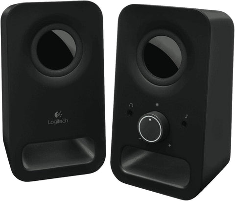 Logitech Computer and Laptop Speakers Z150 Black Stereo 980-000862