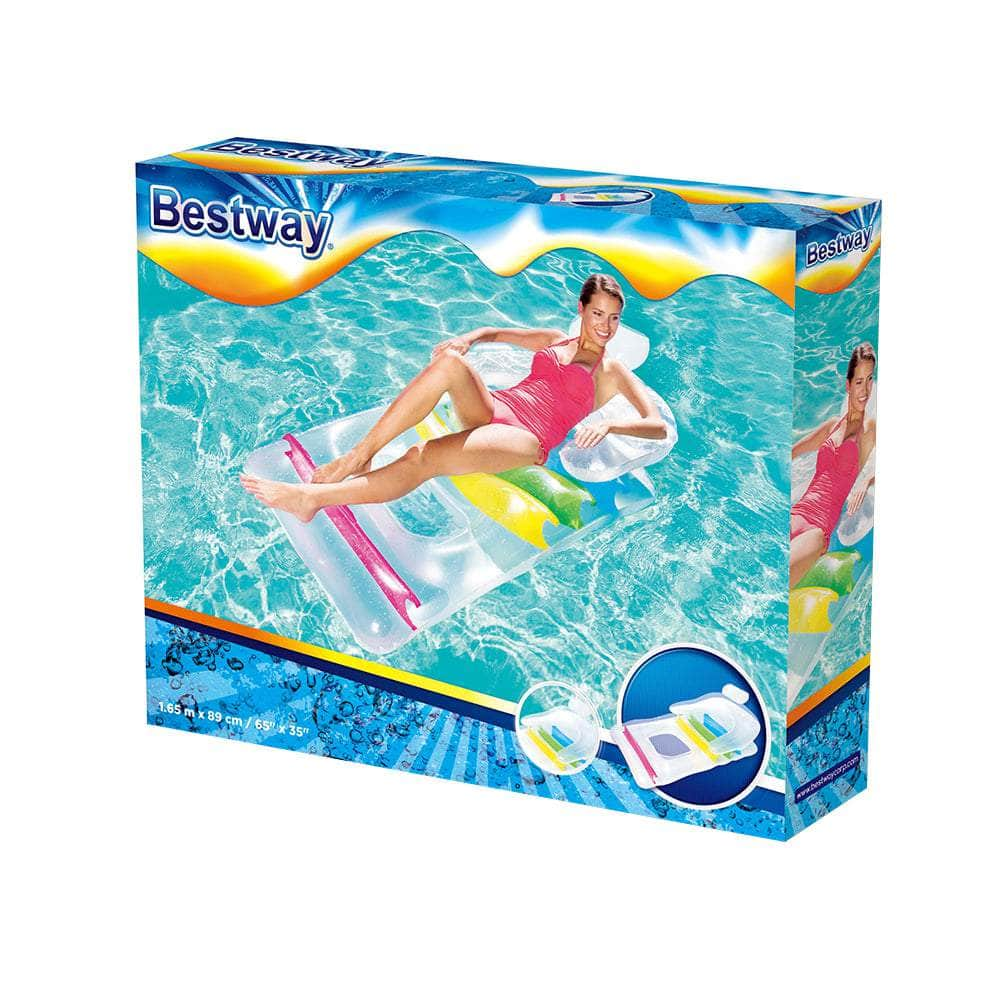 Lounge  Beach Floats Swimming Pool Bed Seat,Colourful  Inflatable