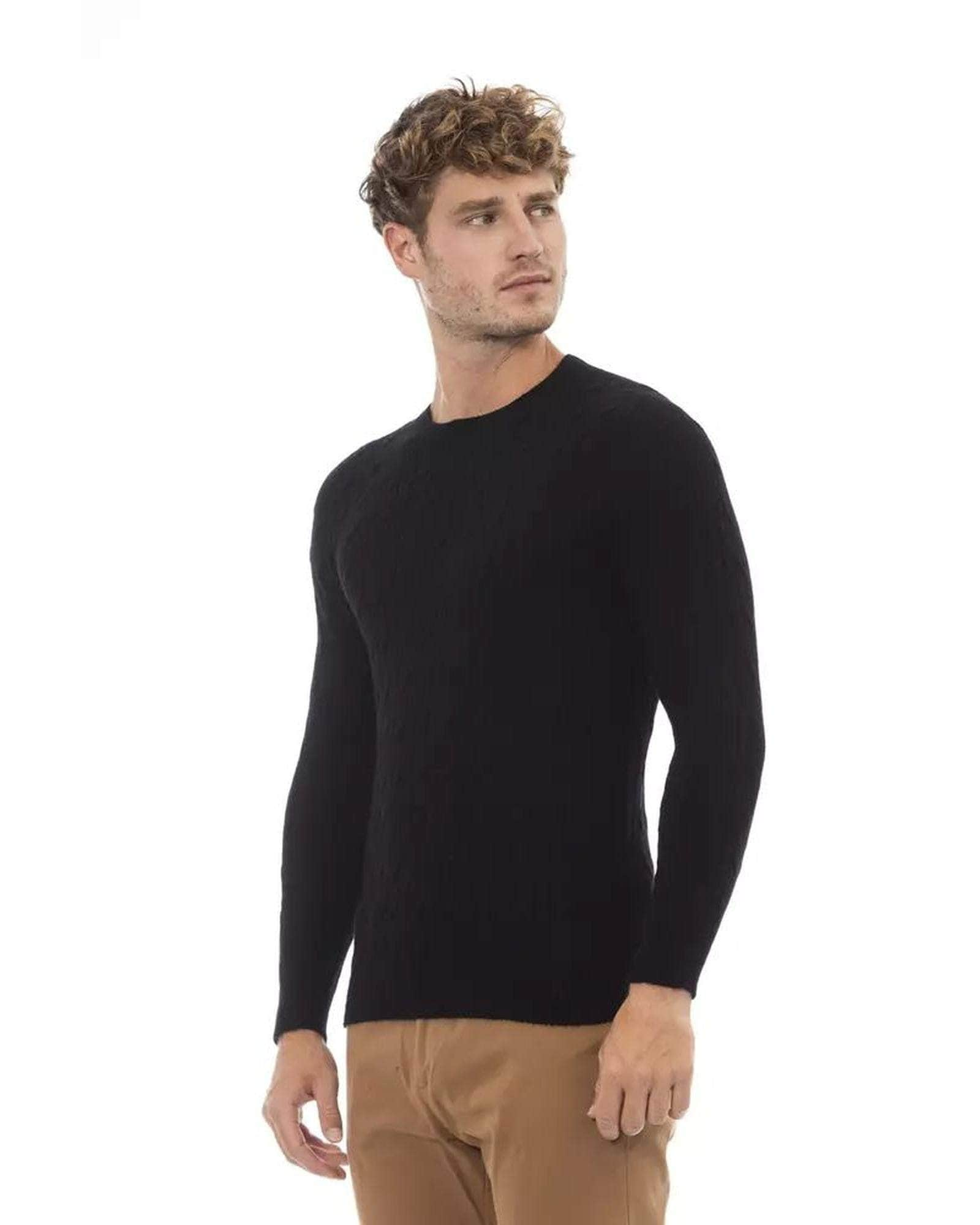 Luxury Alpha Studio Men'S Viscose Sweater