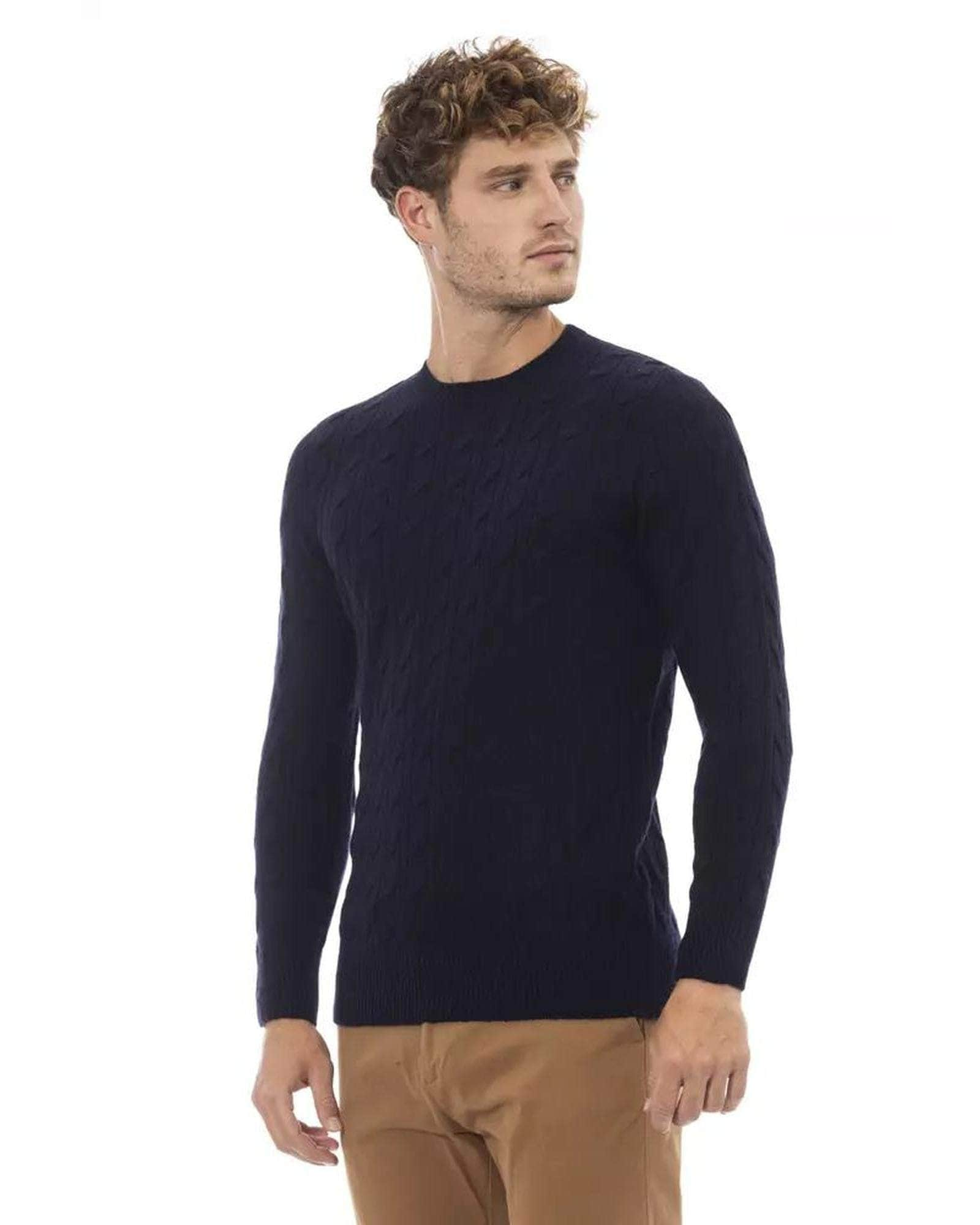 Luxury Alpha Studio Men'S Viscose Sweater