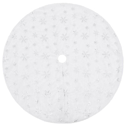 Luxury Christmas Tree Skirt White