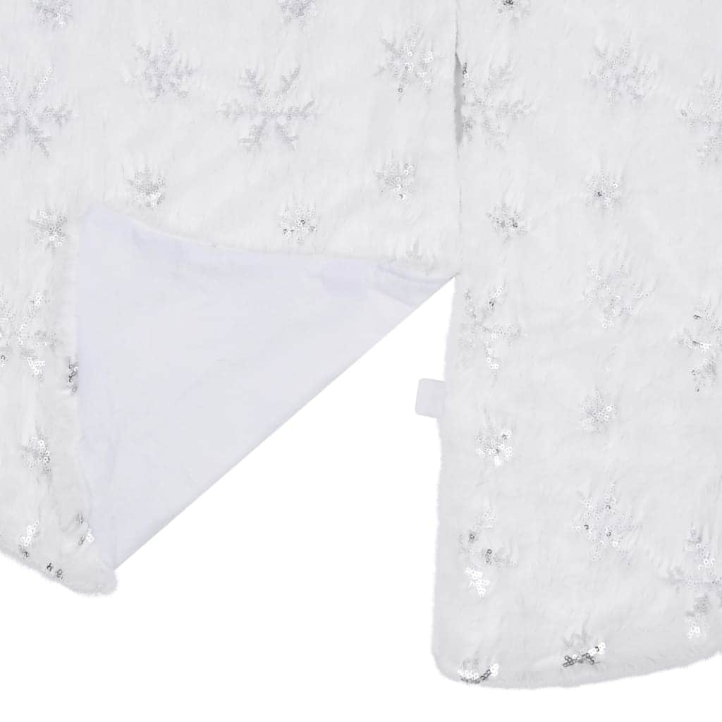 Luxury Christmas Tree Skirt White