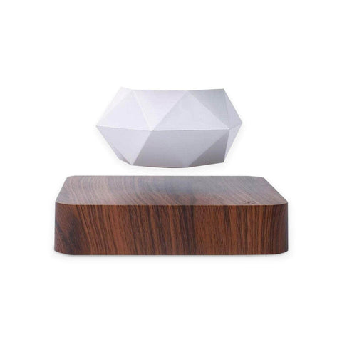 Magnetic Levitating Plant Pot Dark Brown Base