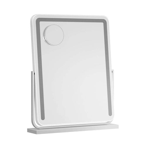 Makeup Mirror 40x50cm Hollywood Vanity with LED Light Strip Rotation