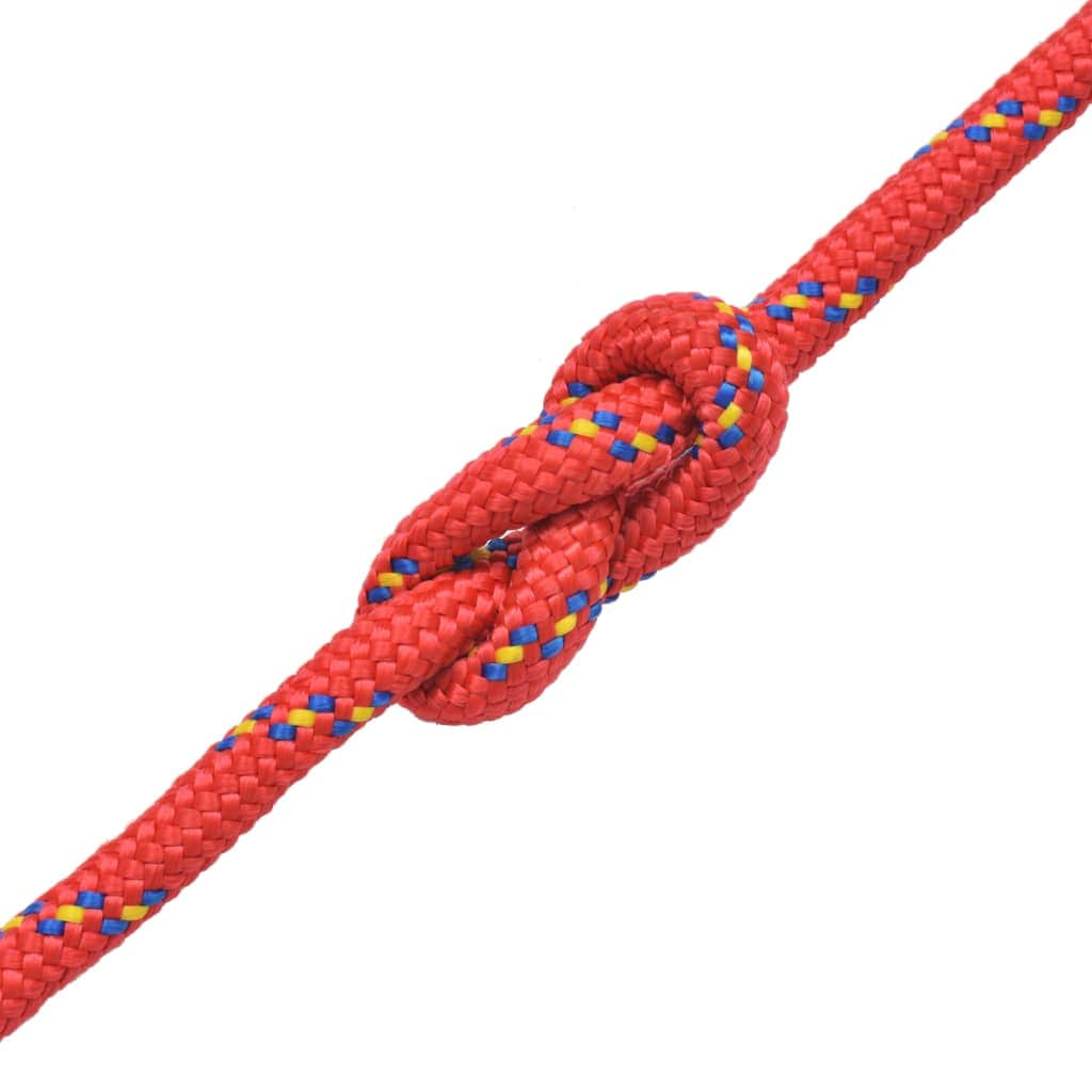 Marine Rope Polypropylene 6 mm 100 m Red