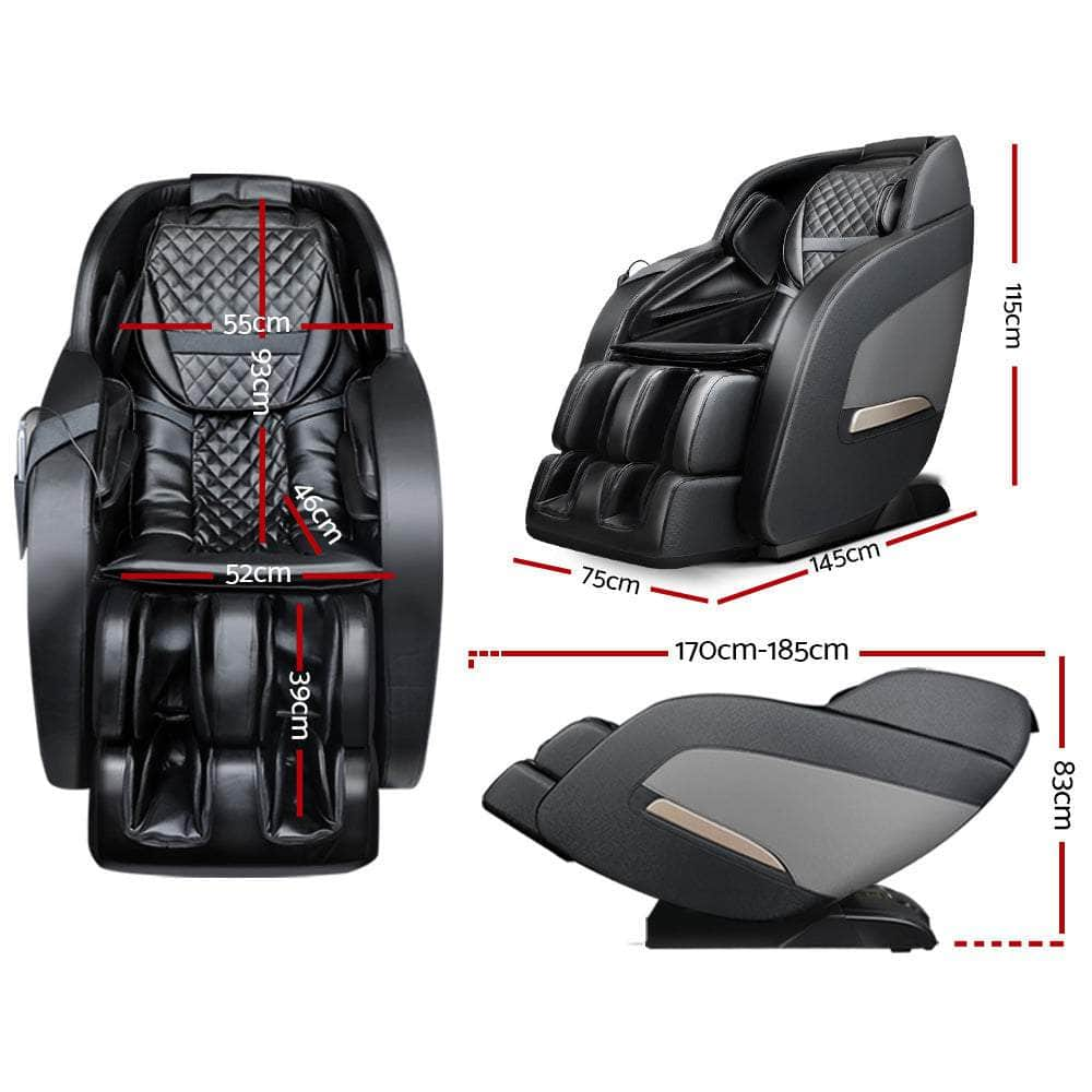 Massage Chair Electric Recliner Massager Black Decima