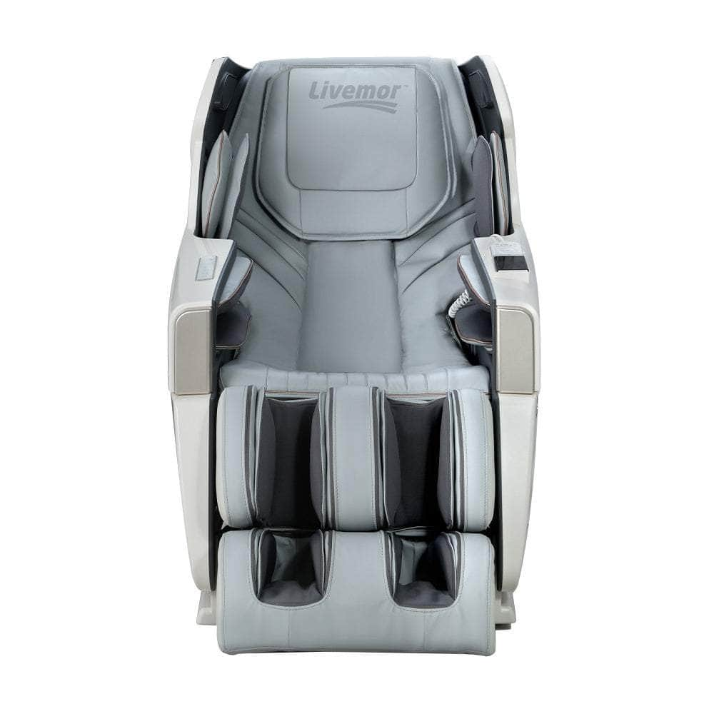 Massage Chair Electric Recliner Massager White Varitas