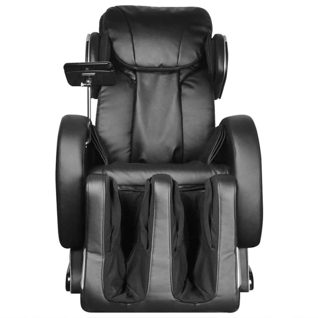 Massage Chair with Super Screen Black Leather