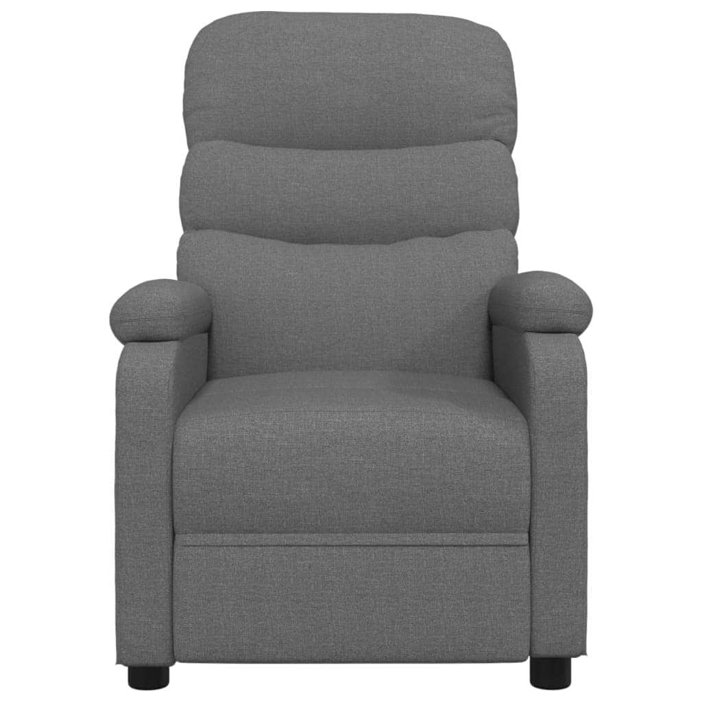 Massage Recliner Dark Grey , Fabric