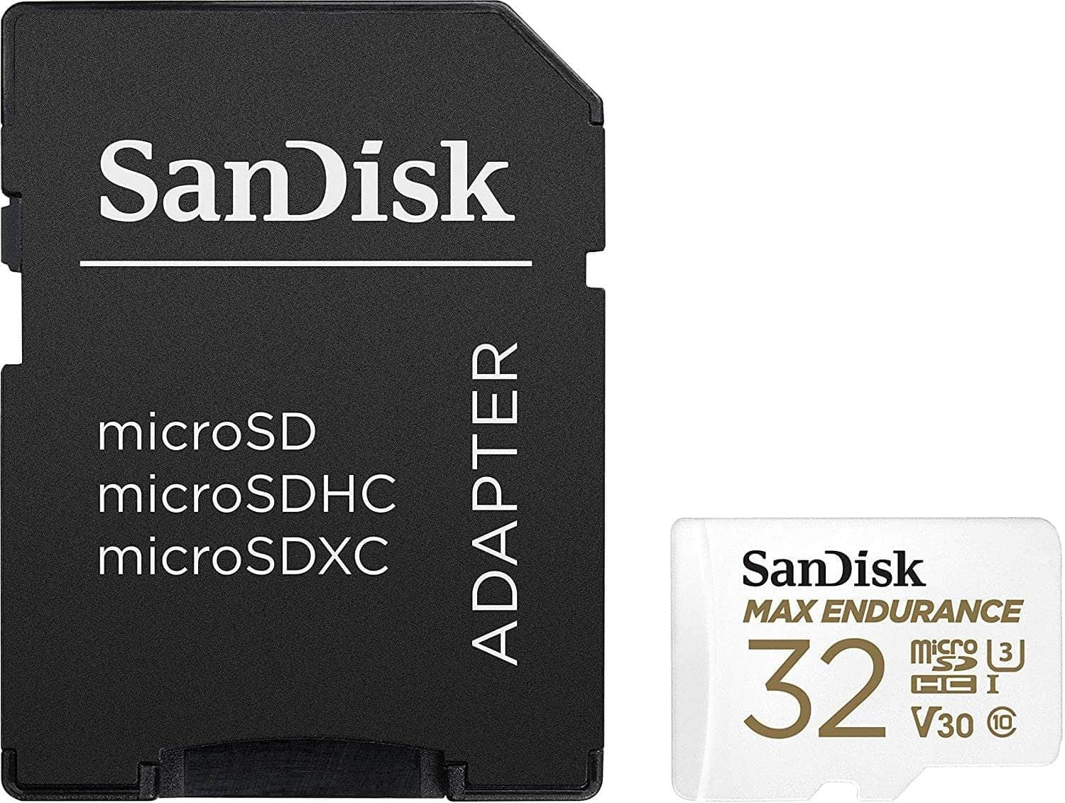 Max Endurance Microsdhc Card Sqqvr 32G (15 000 Hrs) Uhs-I C10 U3 V30