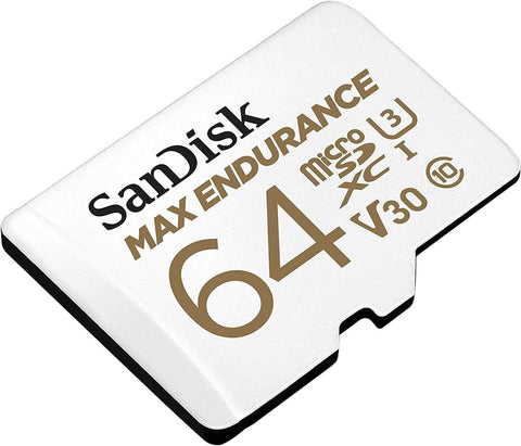 Max Endurance Microsdxc Card Sqqvr 64G (30 000 Hrs) Uhs-I C10 U3 V30