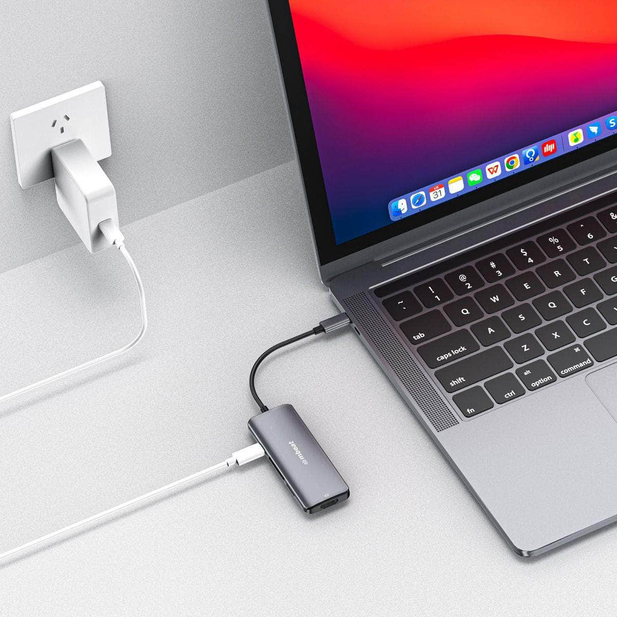 Mbeat 7-In-1 Usb-C 3.2 Gen2 Hub With 8K Video, 10Gbps Data - Space Grey