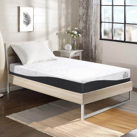 Memory Foam Mattress Bed Cool Gel Non Spring 21Cm Single