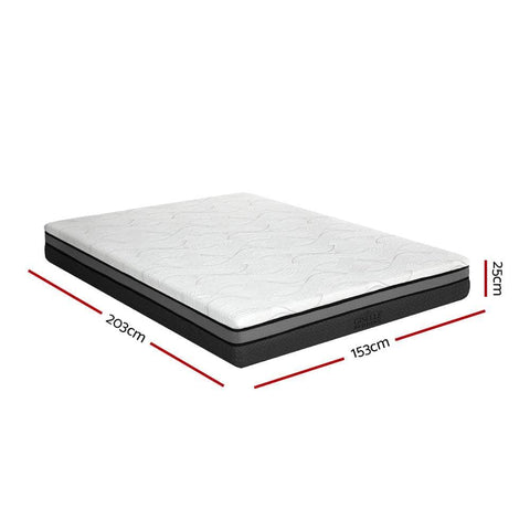 Memory Foam Mattress Bed Cool Gel Non Spring 25cm Queen