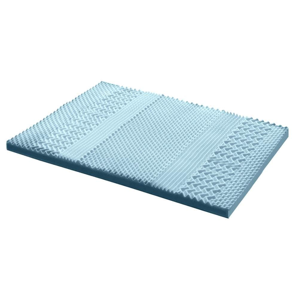 Memory Foam Mattress Topper 7-Zone 8Cm Double