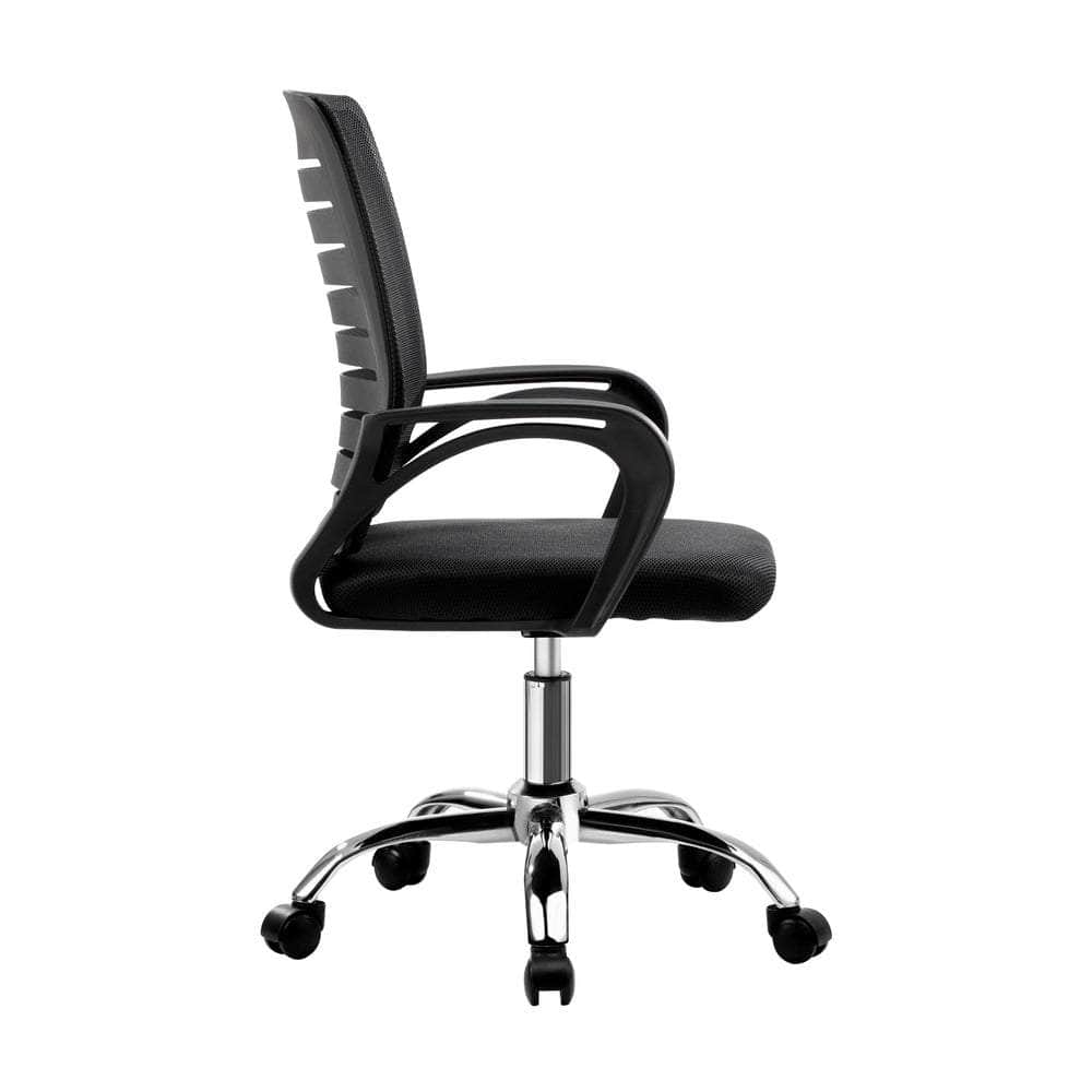 Mesh Office Chair Breathable Backrest Black/White