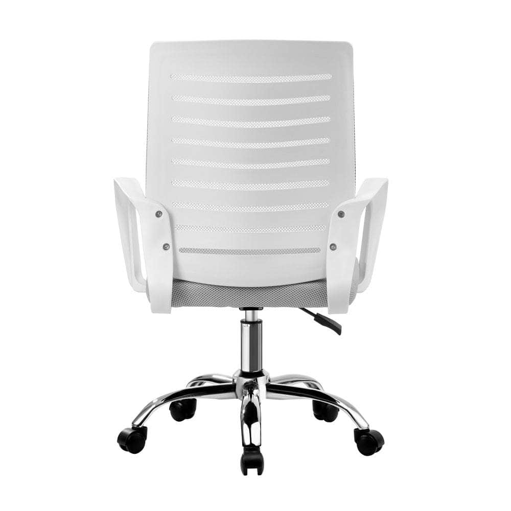 Mesh Office Chair Breathable Backrest Black/White