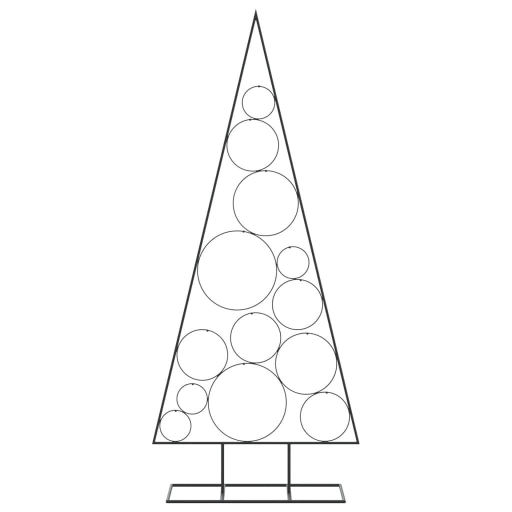 Metal Christmas Tree for Decoration in Black  150 cm