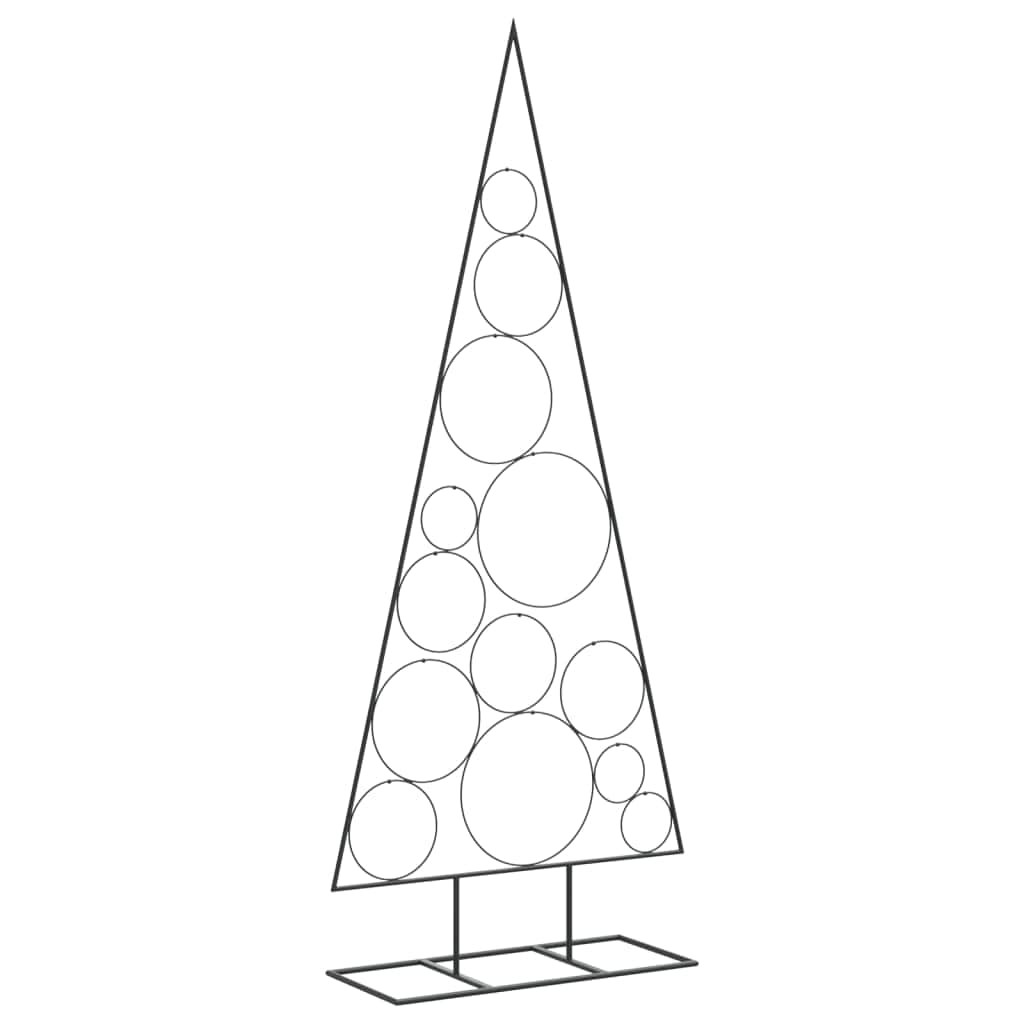 Metal Christmas Tree for Decoration in Black  150 cm