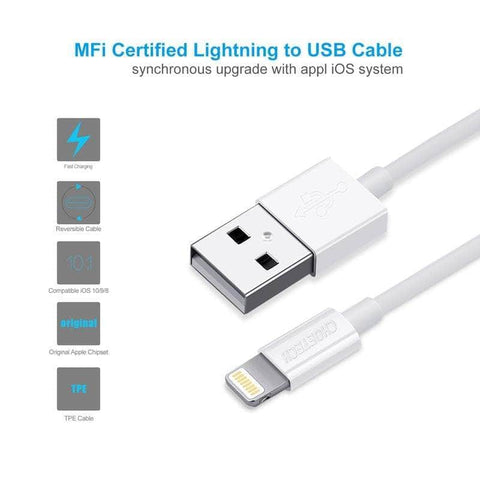 Mfi Certified Cable For Iphone 1.2M White