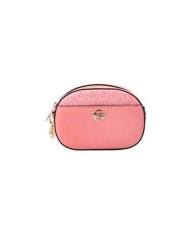 Michael Kors Jet Set Tea Rose Crossbody Glamour In Bloom