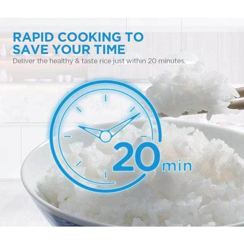 Midea Healthy Low Carb 12-Hour Keep Warm Fast Cook Rice Cooker -Mb-Rs4080Ls