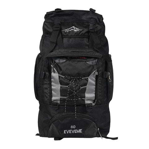 Military Backpack Tactical Hiking Camping Black