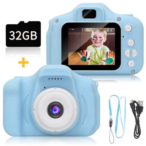 Mini Digital Children Camera Kids Camera 2.0" LCD - Toy 32G Card HD