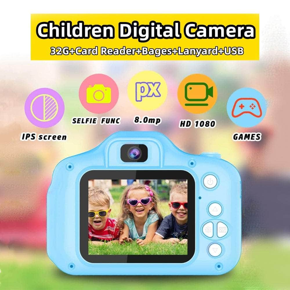 Mini Digital Children Camera Kids Camera 2.0" LCD - Toy 32G Card HD