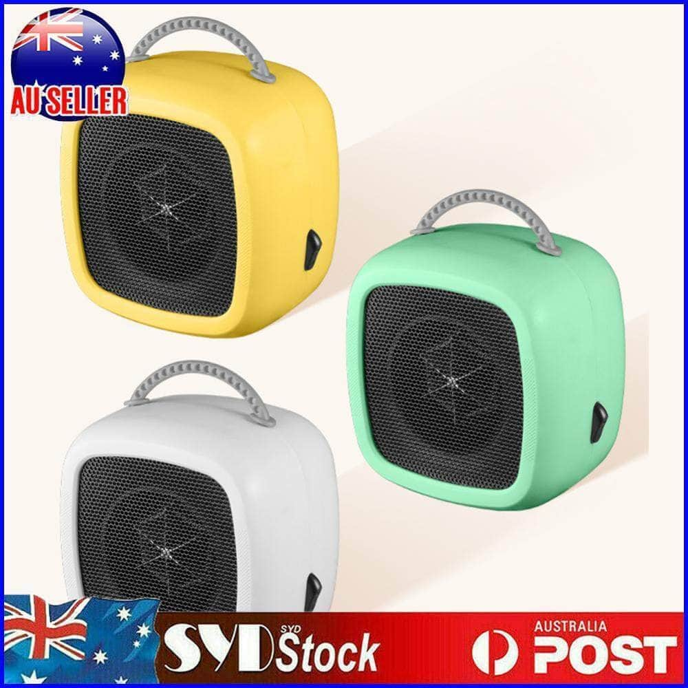 Mini Electric Heater Fall Proof with Handle Desktop Fan Heater Portable for Home