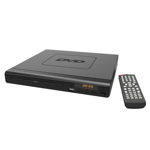 Mini-Size Dvd Player (Black) W/ Multi-Region Set-Up & Compact Size