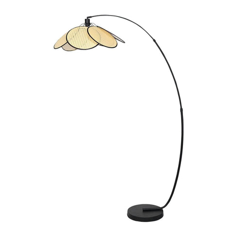 Minimalist Synthetic Rattan Floor Lamp