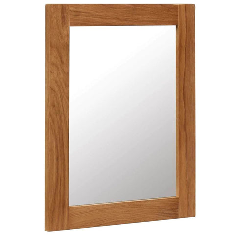 Mirror Solid Frame Oak Wood