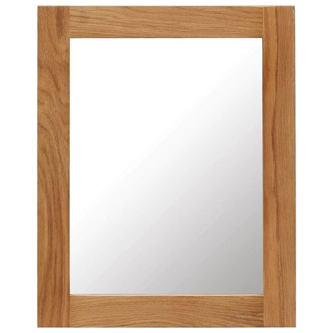 Mirror Solid Frame Oak Wood