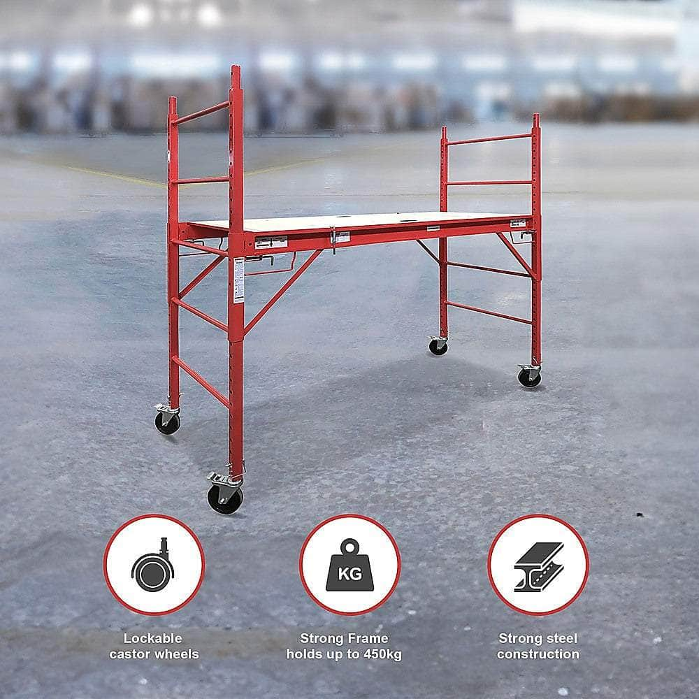 Mobile Safety High Scaffold / Ladder Tool -450Kg