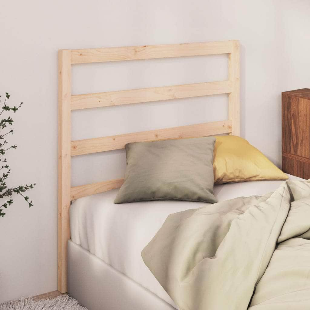 Modern Bed Headboard Solid Wood Pine