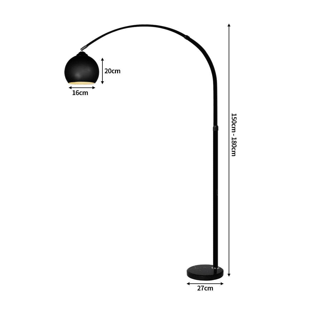 Modern LED Floor Lamp Stand Reading - Black